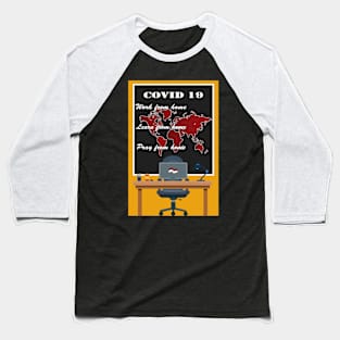 covid 19 Baseball T-Shirt